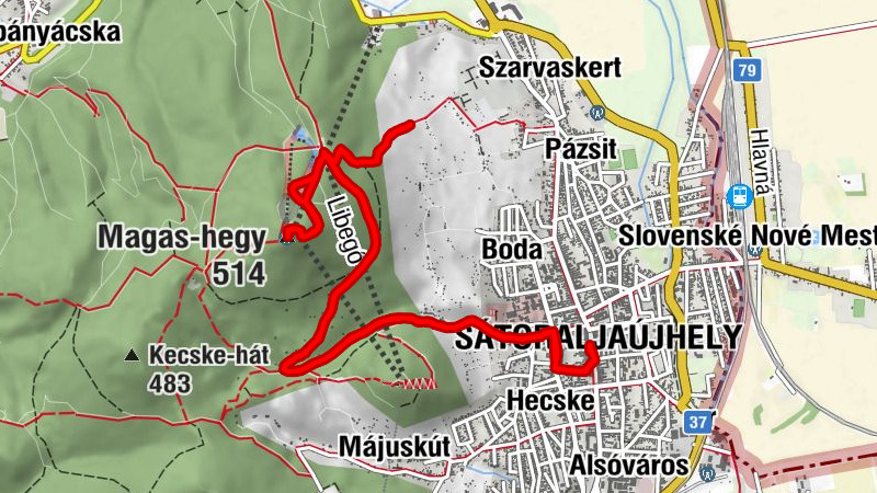 Sátoraljaújhely - Hecske - Magas-hegy - Szent István király templom
