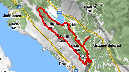 Katunari - Kuk - Vrh Soplja - Kravlje