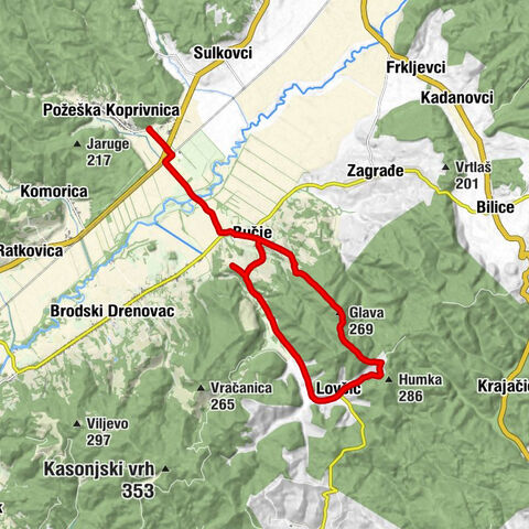 Poloje - Bučje - Glava - Lovčić