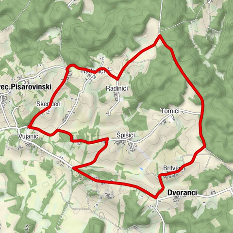 Dvoranci - Britveci - Radinići - Radenići