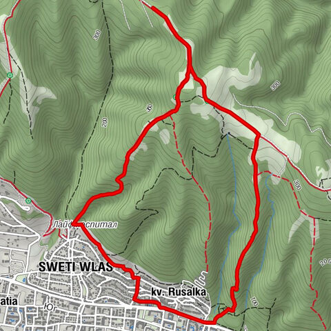 Бургас - Свети Влас - кв. Русалка