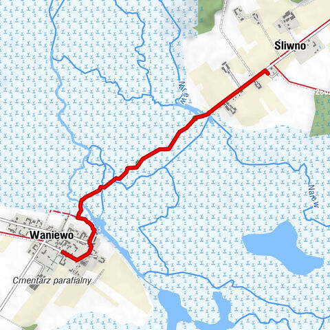 Śliwno - Wieża widokowa Śliwno - Kościół pw. Wniebowzięcia Najświętszej Maryi Panny - Waniewo