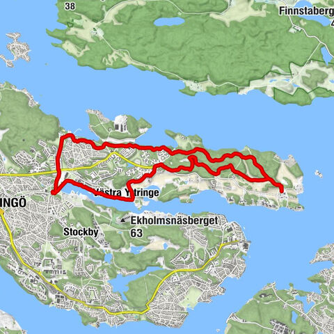 Lidingö - Stockholm - Västra Yttringe - Nacka