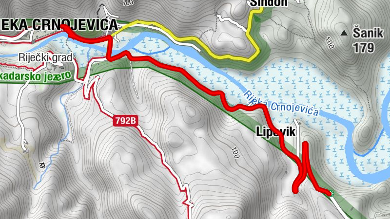 Stari Most - Lipovik - Rijeka Crnojevića