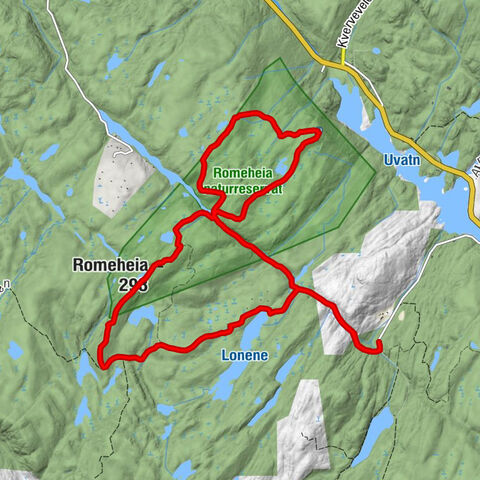 Arendal - Sandtjennfossen - Romeheia - Froland