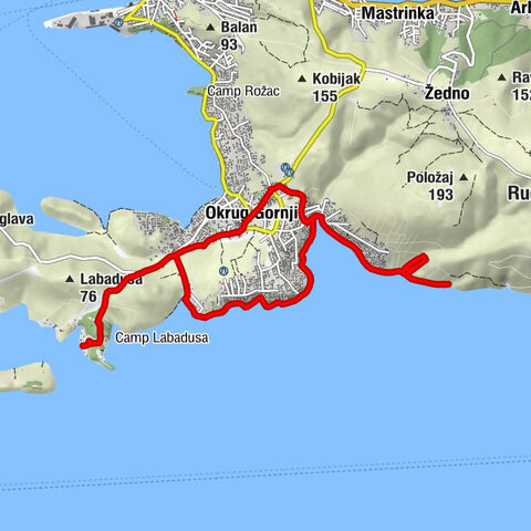 Okrug Gornji - Konoba Labadusa - Konoba Duga Đango - Sv. Karlo