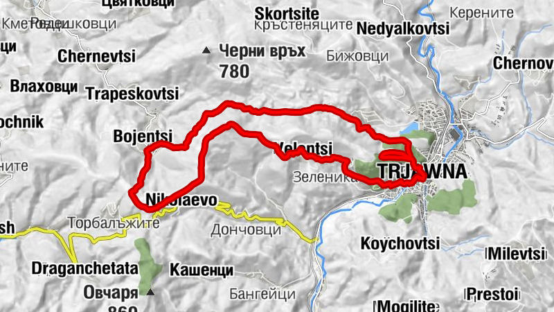 Трявна - Боженци - Чукаря - Св. Архангел Михаил
