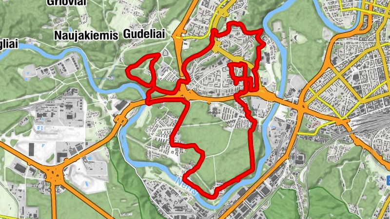 Lazdynai - Pramoninė panorama - Gudeliai - Vilnius