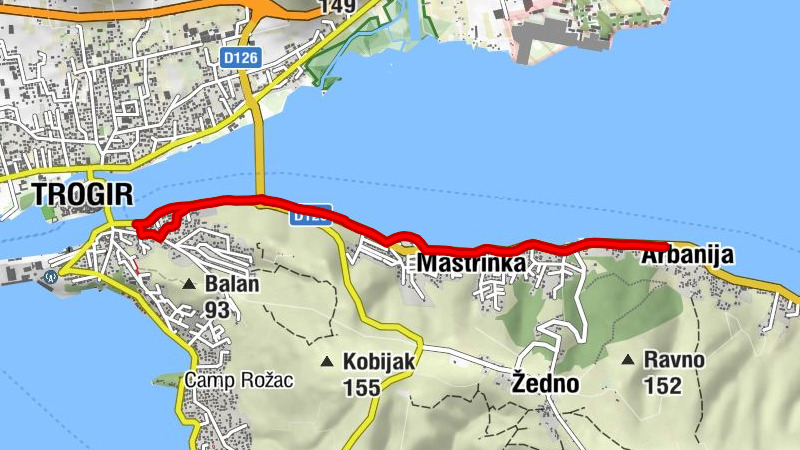 Trogir - crkva svetog Josipa - Miševac - Crkva Sv. Križa