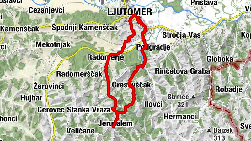 Ljutomer - Novi Ljutomer - Jeruzalem