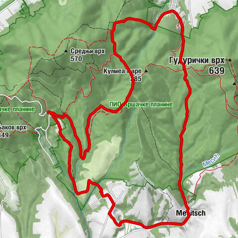 Планинарски дом „Широко било“ - Месић - Пољана - Мало Средиште