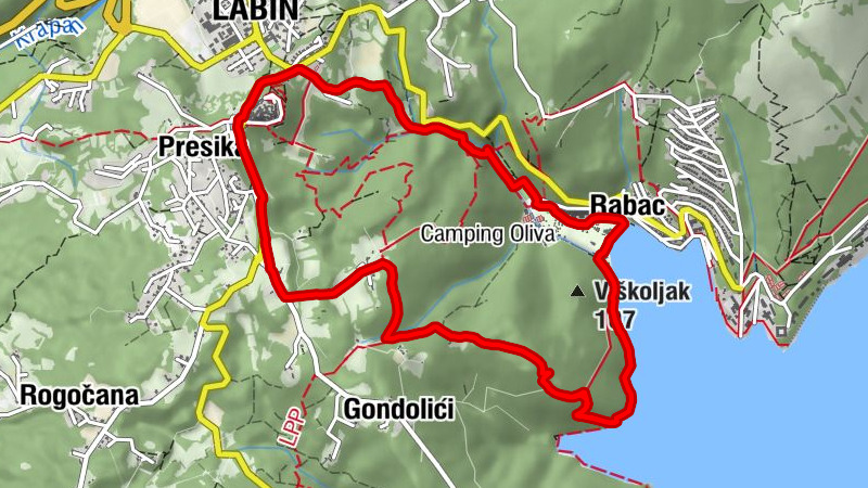 Presika - Rabac - Crkva Sv. Marije Magdalene - Labin