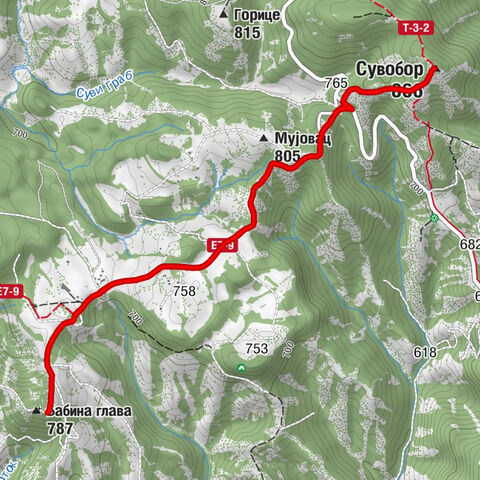 Коштунићи - Бабина глава - Сувобор - Брајићи