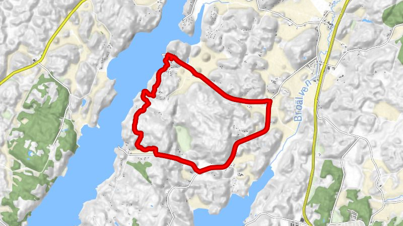 Lysekils kommun - Rågårdsdal - Vitstensviken - Kolvik