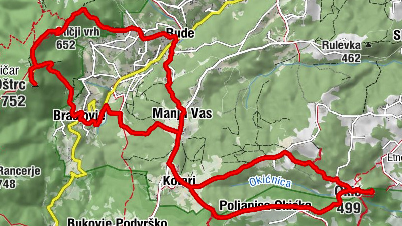 Manja Vas - Oštrc - Okić - kapelica svetih Petra i Pavla i Srca Isusova