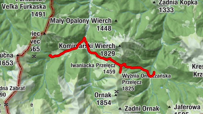 Schronisko PTTK na Hali Ornak - Iwaniacka Przełęcz - Schronisko PTTK na Polanie Chochołowskiej - Chochołowska