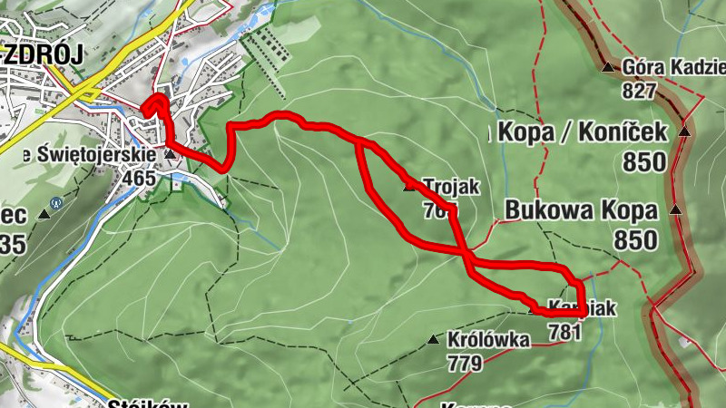 Kaplica zdrojowa pw. Najświętszej Marii Panny „na pustkowiu” - Trojak - Karpiak - Lądek-Zdrój