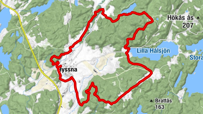 Hyssna gamla kyrka - Skogsslätt - Slätthult - Hyssna