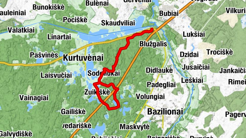 Sodeliukai - Zuikiškė - Paširvis