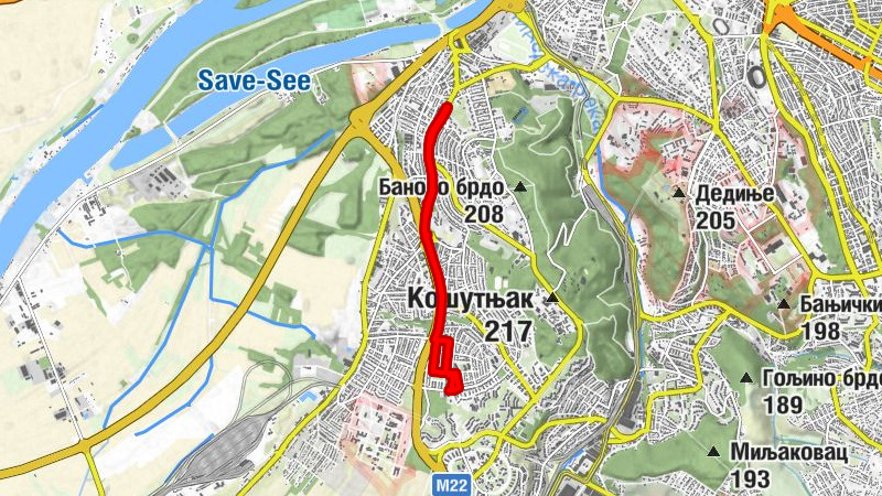 Церак - Ресторан Пинк - Сунчана падина - Београд