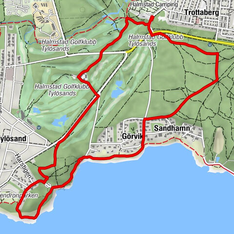 Halmstads kommun - Tylösand - Görvik - Sandhamn