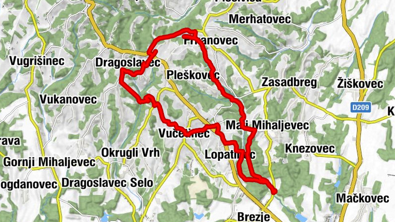 Međimurska županija - Lopatinec - Cimermanov breg - Crkva svetog Jurja