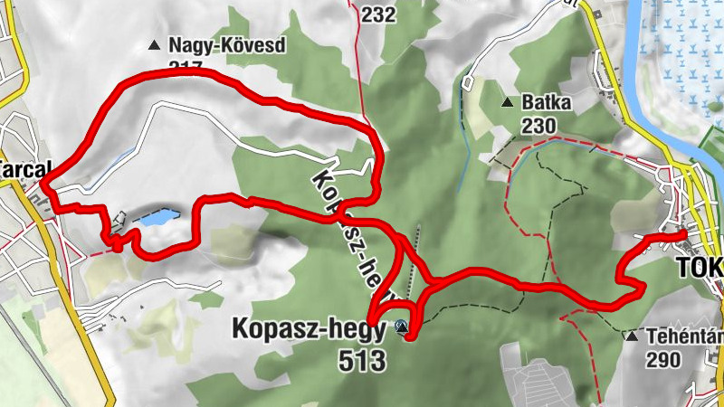Tokaj - Jézus Szíve templom - Tokaji-hegy - Kopasz-hegy
