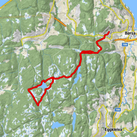 Hammersbakkan - Hammer - Fosshaugen - Osphaugen