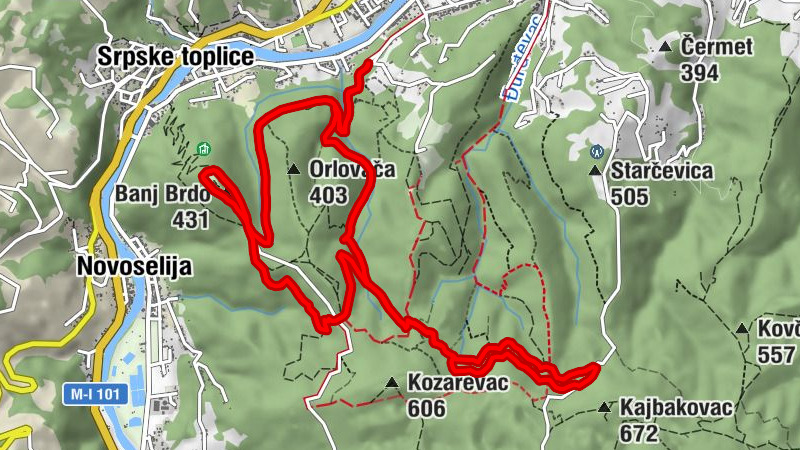 Banja Luka - Novak - Banj Brdo - MZ Srpske toplice