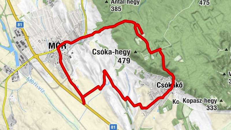 Mór - Szent Donát-templom - Csókakő - Szent Vendel-kápolna