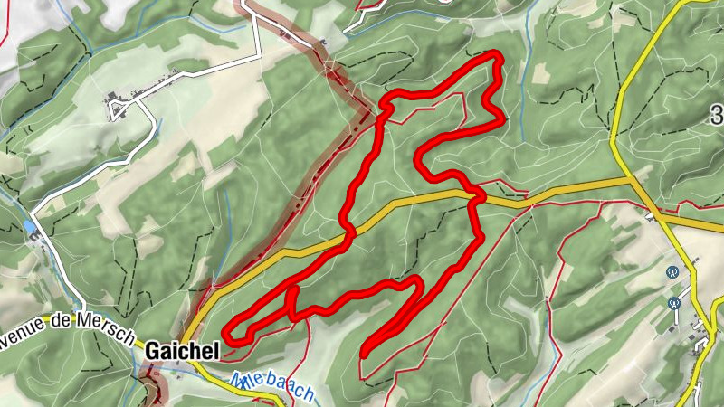 Eischen - Gaichel - Véierhäremaark - Hobscheid