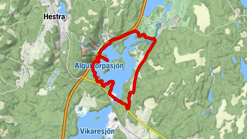 Gnosjö kommun - Algustorp - Hestraviken