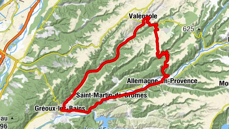 Radstrecke Nr. 8 - Kleines Plateau