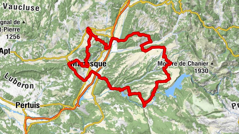 Parcours Cyclo n°13 - Tour Pays de Manosque