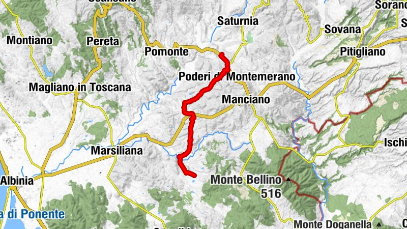 Von Montemerano nach Vallerana bei Capalbio #Ll2ROM_E079