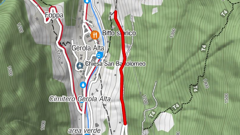 Ecomusensi, die zugängliche Route in Valgerola