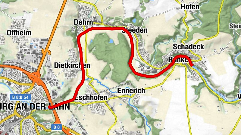 Kanutour Lahn von Runkel bis Limburg-Boots-Slipanlage