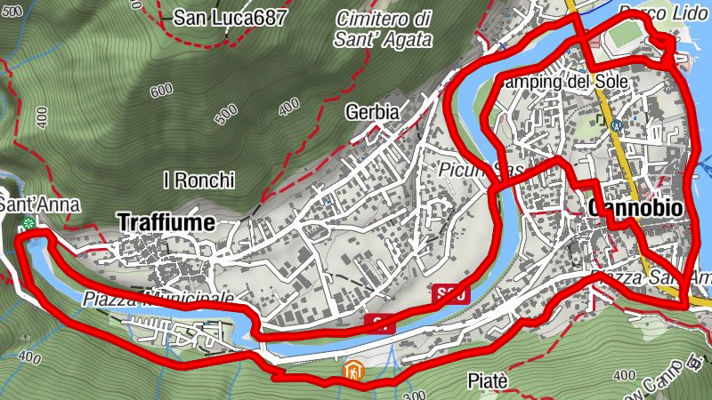Vom Cannobio-Seeufer zur Sant'Anna-Schlucht