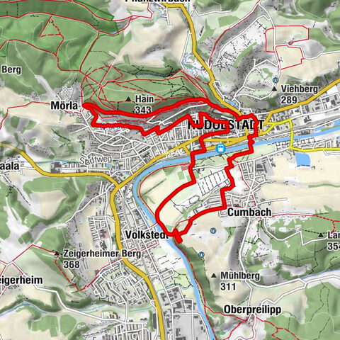 Rundwanderung - Schillerwanderweg - Rudolstadt - Thüringer Wald