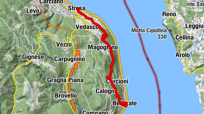Von Stresa nach Belgirate entlang des „Kastanienwegs“ mit Rückfahrt mit dem Boot