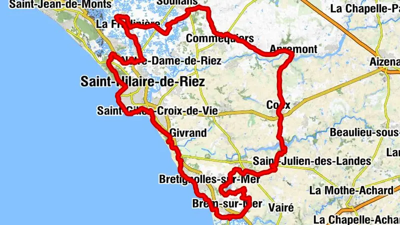 SCHLEIFE NR. 27 - TOUR DES PAYS DE ST GILLES