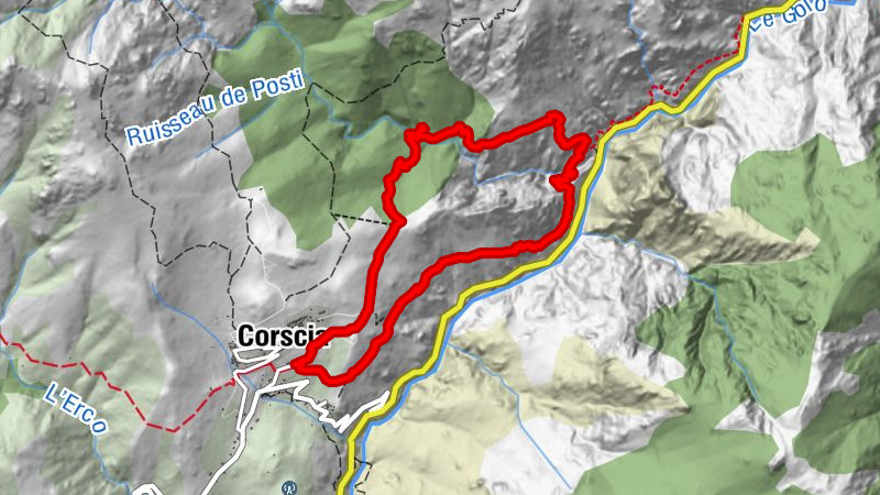 Corscia mit 2 Badestellen