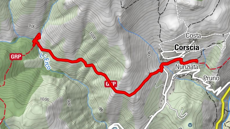 Corscia mit 1 Badestelle