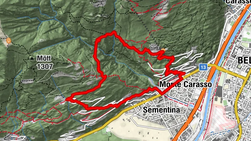 Giro del ponte tibetano (SchweizMobil 628)