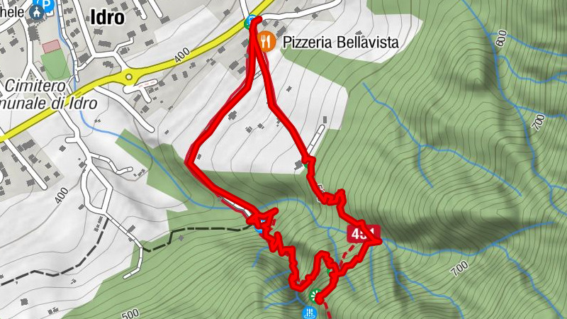 Idrosee - Wasserfälle und Aussichtspunkt