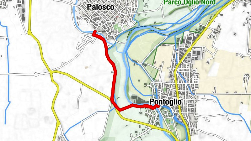Da Pontoglio a Palosco, Lombardia/Italia