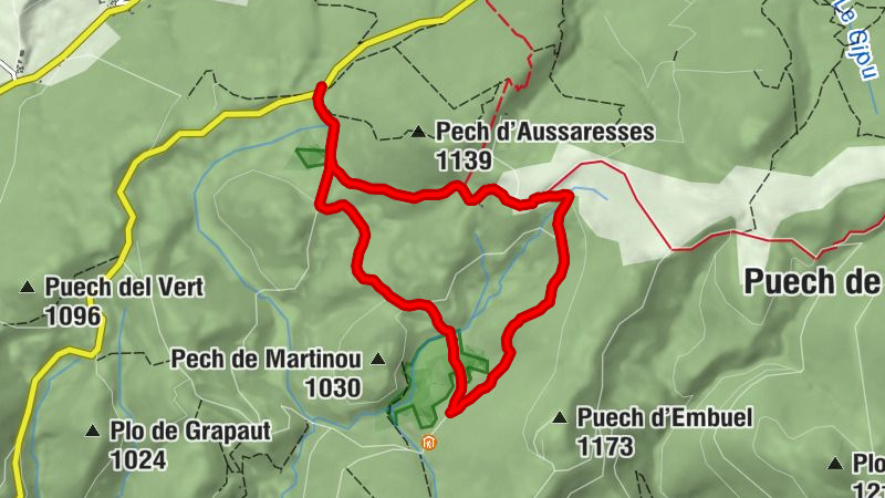 Circuit n°8 VTT - Secteur Lacaune les Bains