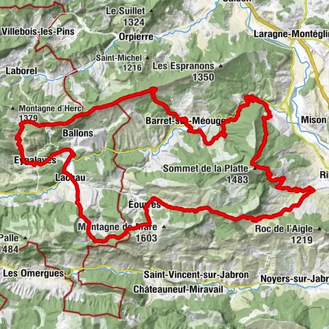 GRP® Tour durch das Tal der Méouge