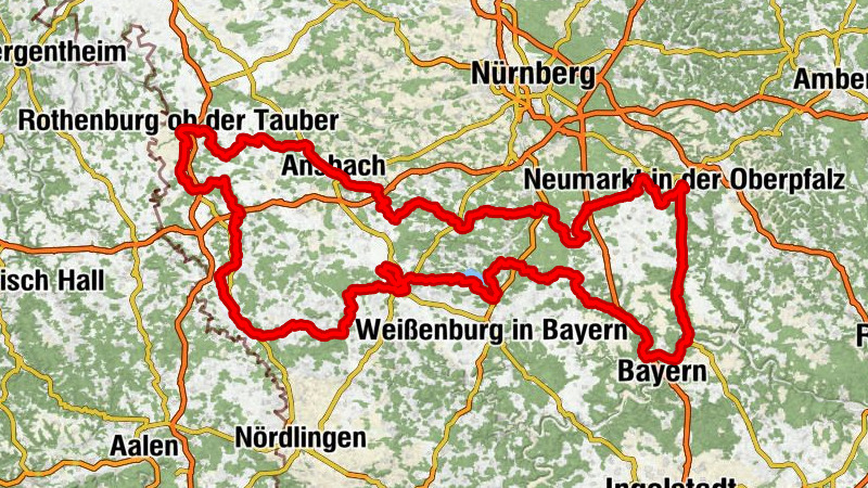 Fränkischer WasserRadweg - Große Rundtour