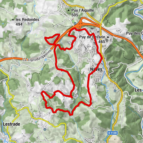 Naves, entlang der Solane